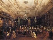 Francesco Guardi Venetian Gala Concert oil on canvas